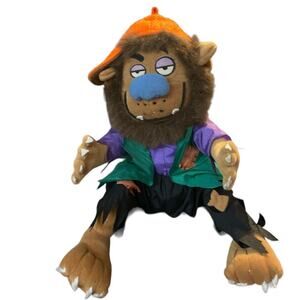Vintage 1997 12” Monster Bash Werewolf Bad To The Bone Plush